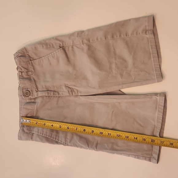 Nautica School Uniform Khaki Tan Adjustable Waist Shorts Size 10 - Picture 4 of 5
